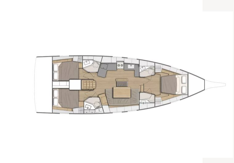Noleggio barche Bénéteau Oceanis 46.1 a Rodi (Citta) su Samboat