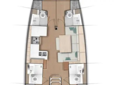 Noleggio barche Gouviá economico Sun Odyssey 490