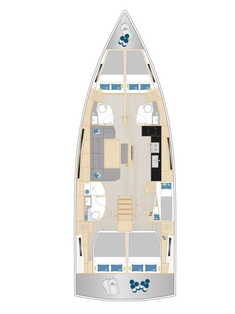 Noleggiare una Hanse Hanse 460 a Seget Donji