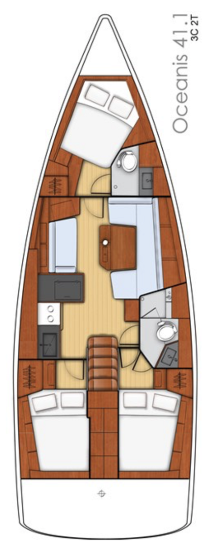 Noleggio barche Cecina economico Oceanis 41.1