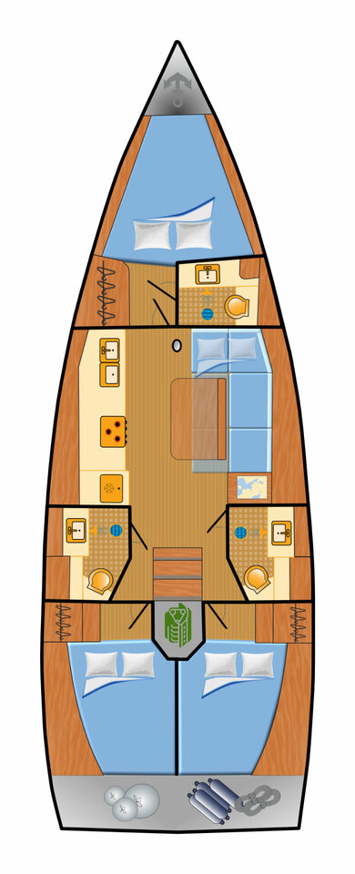 Noleggio barche Dufour Dufour 390 a Pola su Samboat