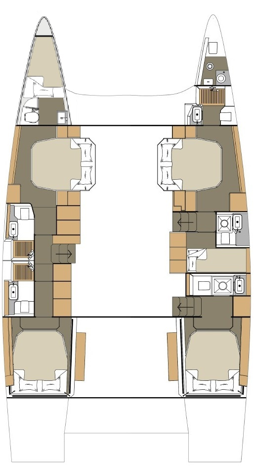 Noleggio barche Primošten economico Dufour Catamarans 48 Sail