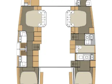 Noleggio barche Dufour Dufour Catamarans 48 Sail a Primošten su Samboat
