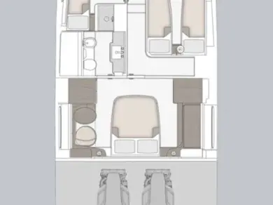Noleggio barche Podstrana economico Azimut Magellano 66