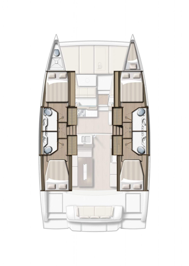 Noleggio Catamarano Bali con patente nautica