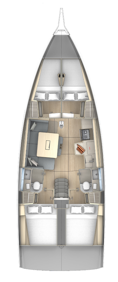 Noleggio barche Trogir economico Dufour 41