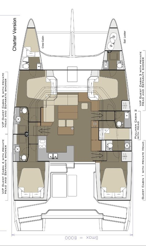 Noleggiare una Dufour Dufour Catamarans 48 Sail a Trogir