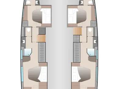Noleggio Catamarano a Seget Donji – Fountaine Pajot Aura 51