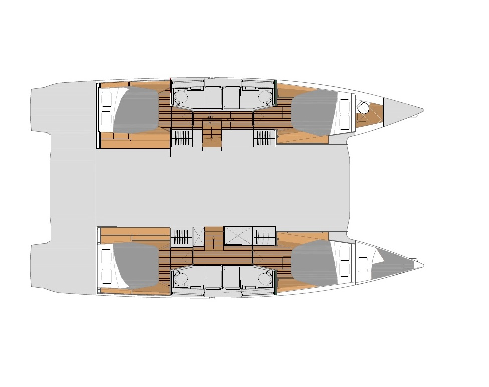 Noleggio Catamarano Fountaine Pajot con patente nautica