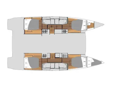 Noleggio Catamarano Fountaine Pajot con patente nautica