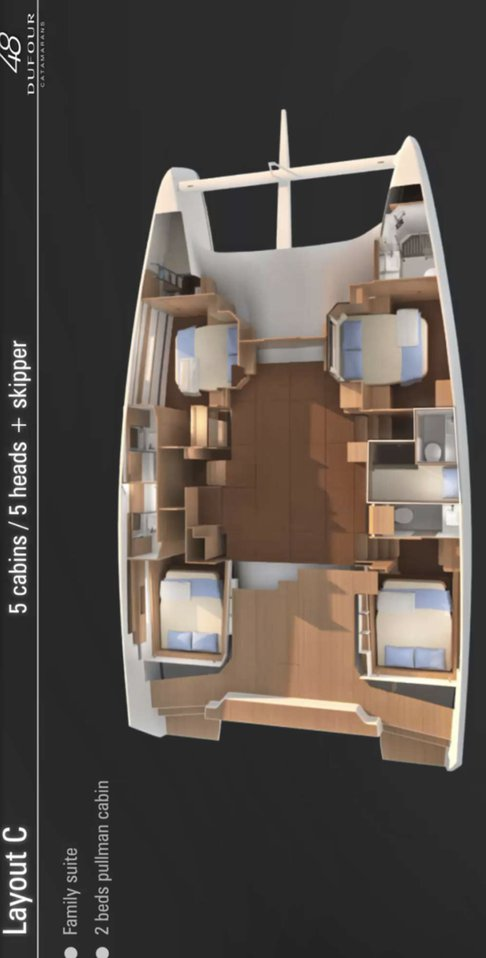 Noleggiare una Dufour Dufour Catamarans 48 Sail a Pirovac