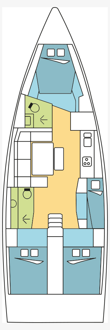Noleggiare una Dufour Dufour 430 Grand Large a Le Marin
