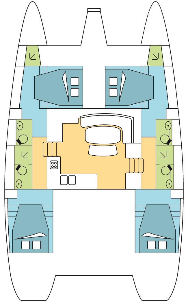 Noleggio Catamarano a Airlie Beach – Lagoon Lagoon 421