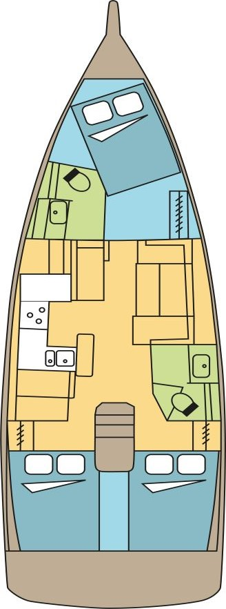 Jeanneau Sun Odyssey 410 da affittare a  Saint-Mandrier-sur-Mer