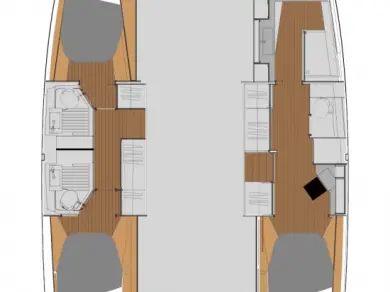Noleggio Catamarano Fountaine Pajot con patente nautica