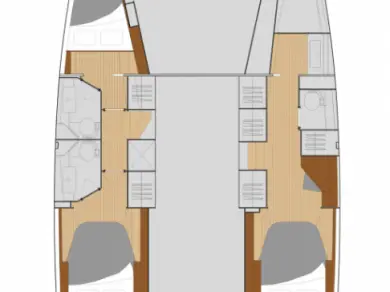 Noleggio Catamarano Fountaine Pajot con patente nautica