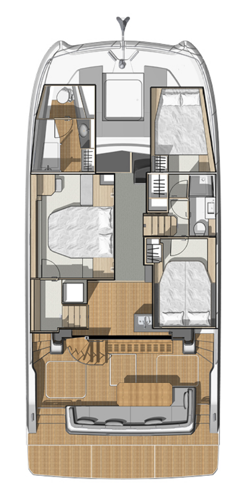 Noleggio Barca a motore Fountaine Pajot con patente nautica
