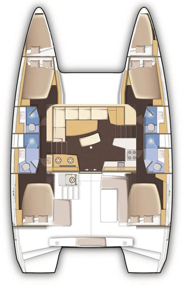 Noleggio Catamarano con o senza skipper Lagoon a Rogosnizza