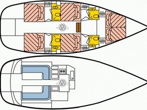 Noleggio barche Primošten economico Atoll 50