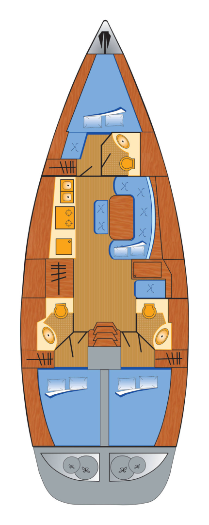 Noleggio barche Heiligenhafen economico Cyclades 43.3