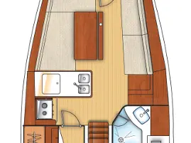 Noleggio Barca a vela Bénéteau con patente nautica