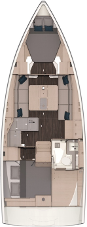 Noleggio barche Dufour Dufour 37 a Golfe-Juan su Samboat
