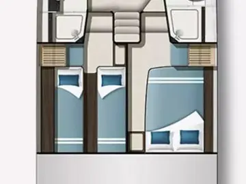 Galeon Galeon 420 Fly - 3 cab. da affittare a  Punat