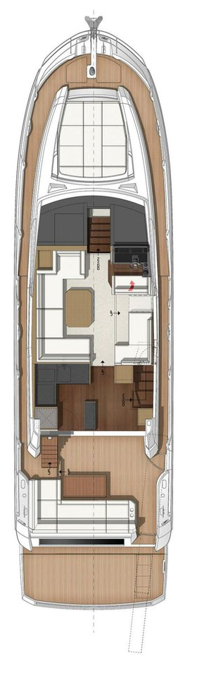 Noleggio barche Punat economico Prestige 520 Flybridge - 3 + 1 cab.