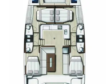 Noleggio barche Eden Island economico Bali Catspace Voile