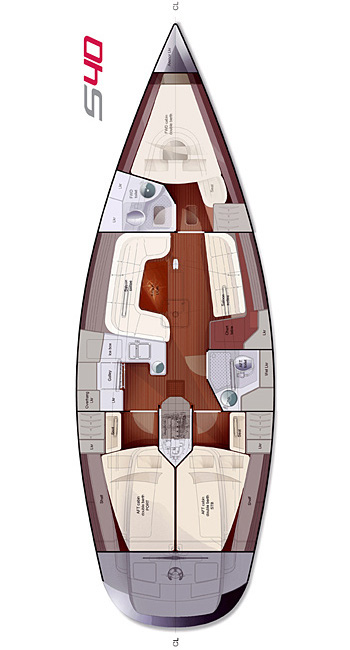 Noleggio Barca a vela a Kos – Salona Salona 40