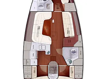 Noleggio Barca a vela a Kos – Salona Salona 40