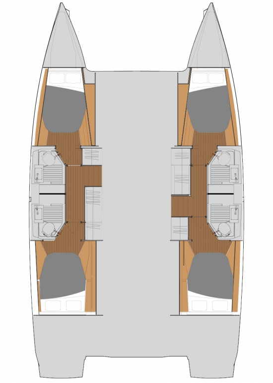 Noleggio Catamarano con o senza skipper Fountaine Pajot a Trogir