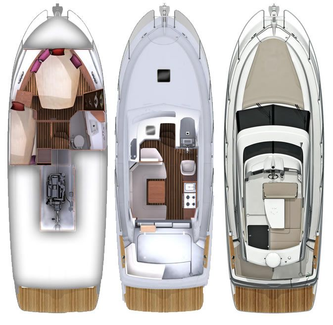 Noleggio Barca a motore Bénéteau con patente nautica