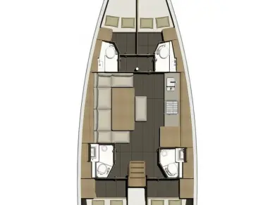Dufour Dufour 460 Grand Large da affittare a  Seget Donji