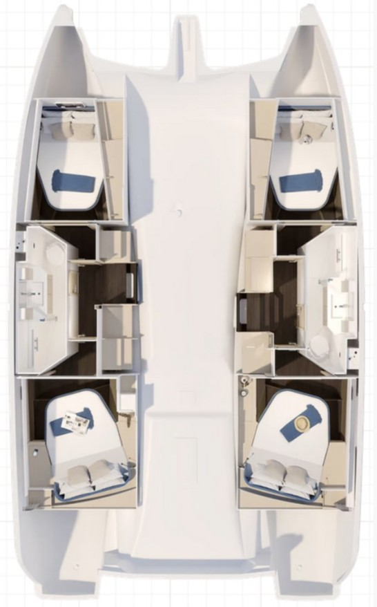 Fountaine Pajot Fountaine Pajot FP 41 Quatuor 2 da affittare a  Saint-Mandrier-sur-Mer