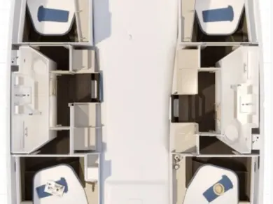 Fountaine Pajot Fountaine Pajot FP 41 Quatuor 2 da affittare a  Saint-Mandrier-sur-Mer