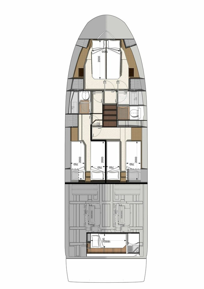 Jeanneau Prestige 460 da affittare a  Rovigno
