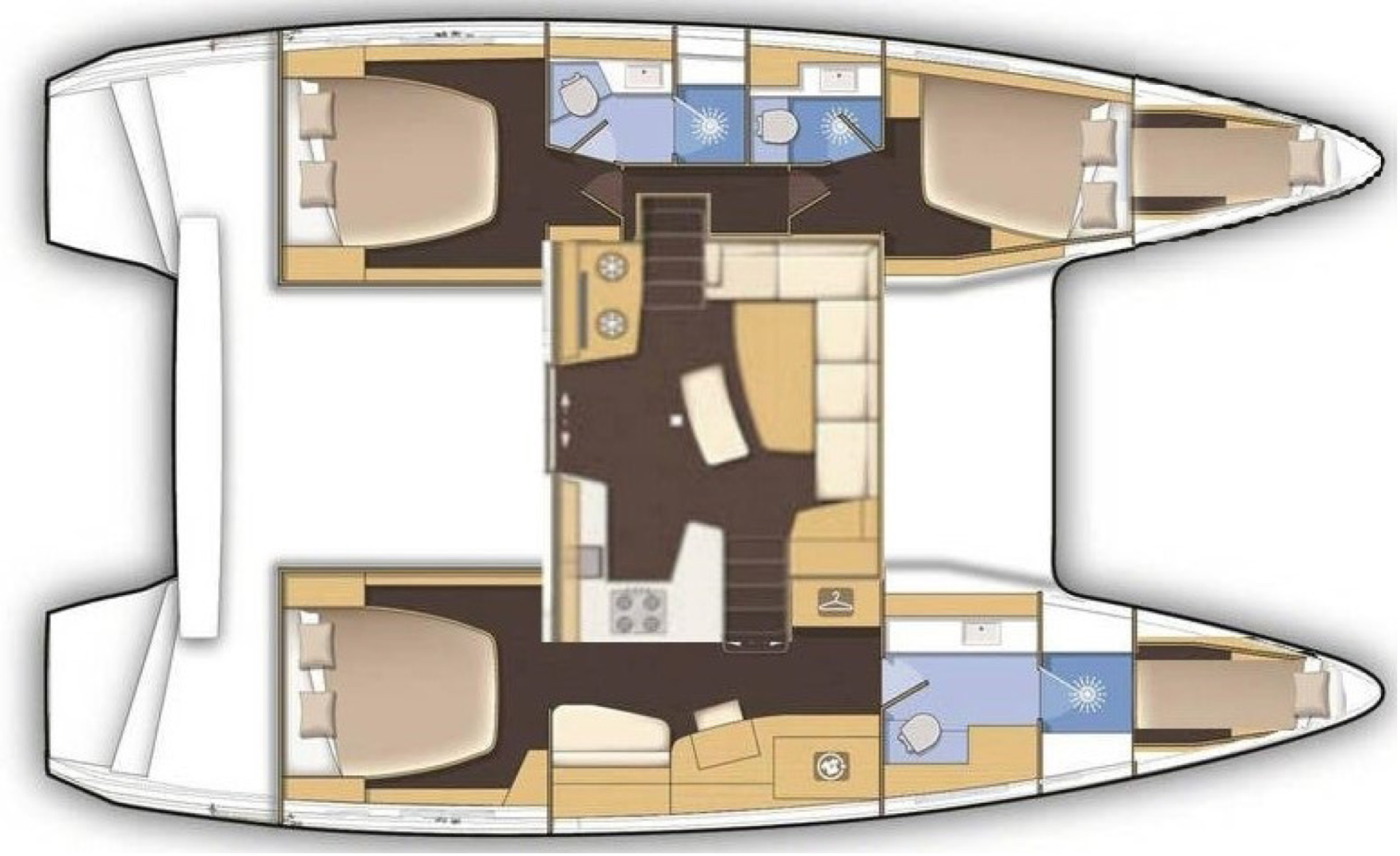Noleggio Catamarano a Rogosnizza – Lagoon Lagoon 42