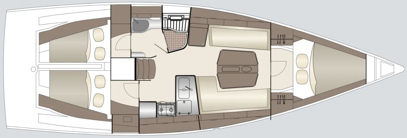 Noleggio Barca a vela Dehler con patente nautica