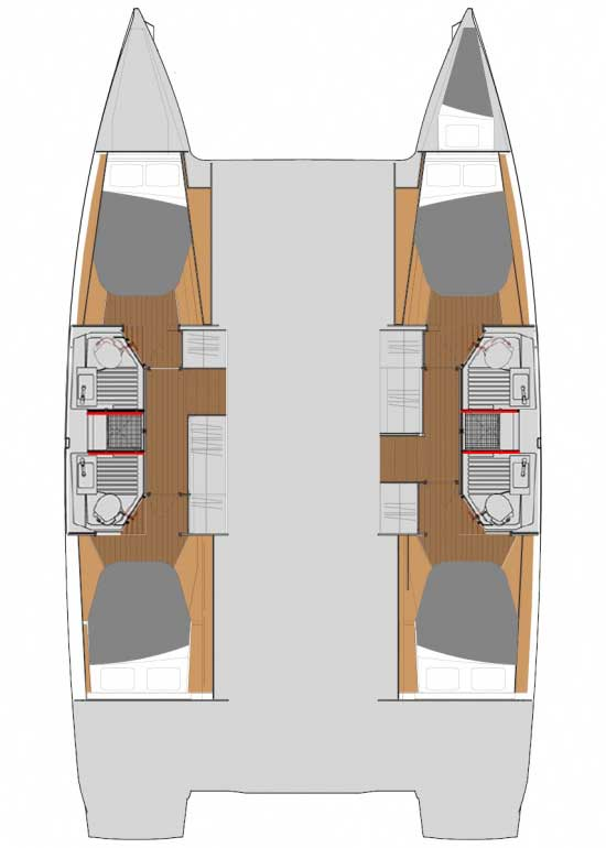 Noleggio Catamarano a Pomer – Fountaine Pajot Astrea 42