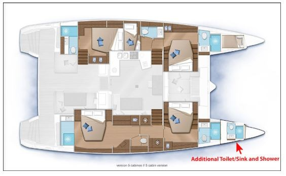 Noleggio Catamarano a Parham Town – Lagoon Lagoon 52