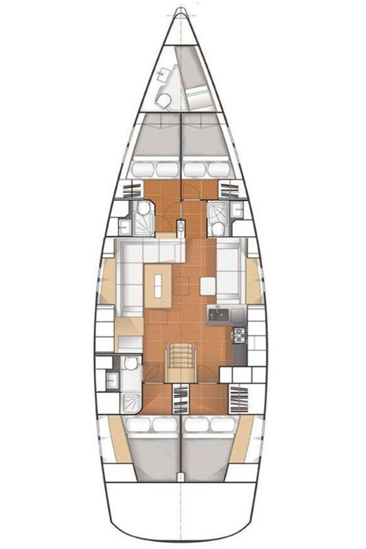 Noleggio barche Hanse Hanse 545 a Spalato su Samboat