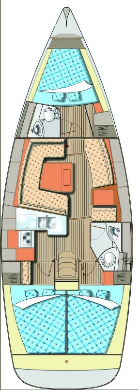 Noleggio Barca a vela a Pola – Elan Impression 40