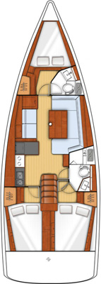 Noleggio barche Zara economico Oceanis 41