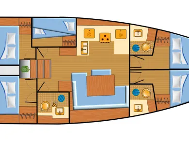 Jeanneau Sun Odyssey 490 da affittare a  Zaravecchia (Biograd)