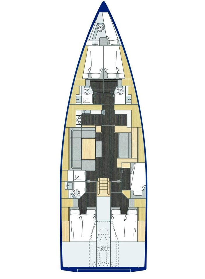 Noleggio Barca a vela a Pola – Bavaria Bavaria C57 Style - 5 + 1 cab.