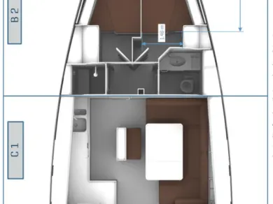 Noleggio Barca a vela a Marmaris – Bavaria Cruiser 46