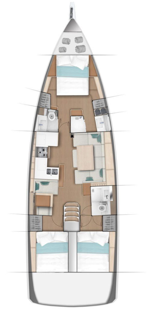 Jeanneau Sun Odyssey 490 da affittare a  Road Town