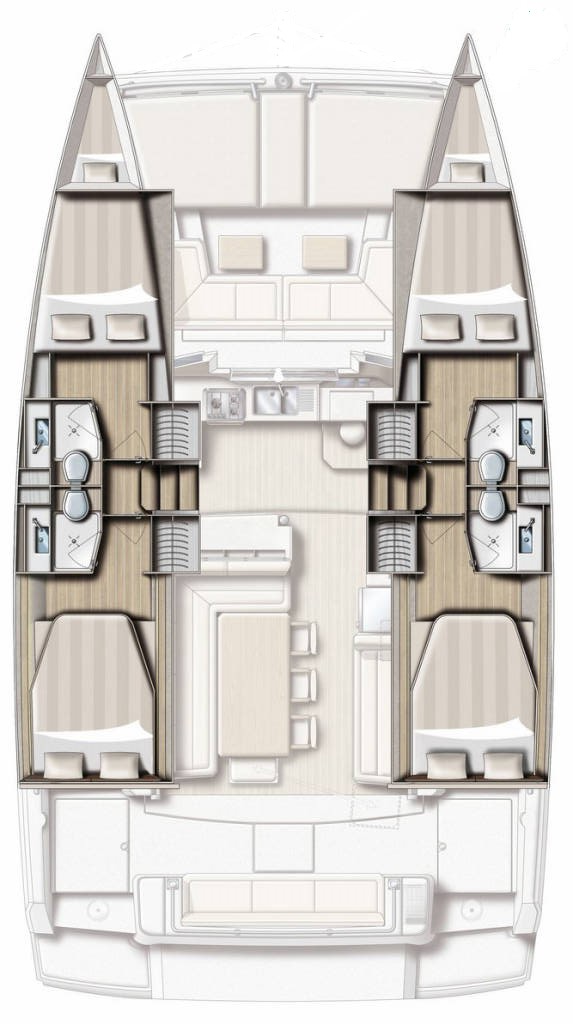 Noleggio Catamarano Bali con patente nautica