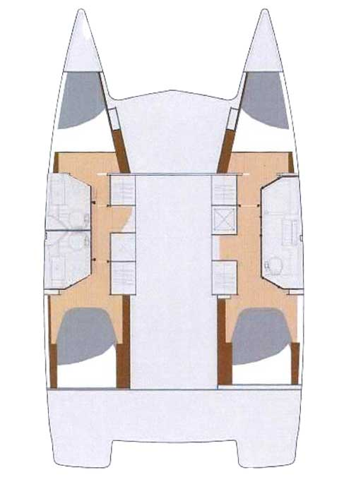 Noleggio Catamarano Fountaine Pajot con patente nautica